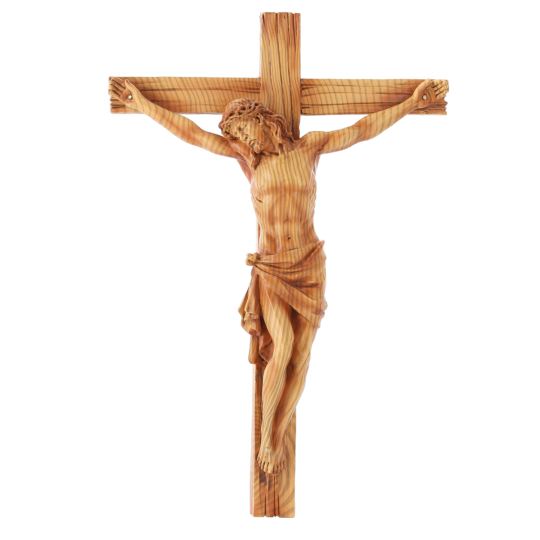 Fali kereszt Jézus alakjával 24 × 6,5 × 36 cm, polireszin