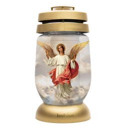 Sírgyertya Bolsius 3S 17 Angyal 24 cm, égési idő 36 óra - csomag 6 db