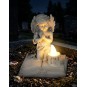 LED sírdísz MagicHome imádkozó angyalka a könyvön 13,5 cm