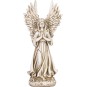 Sírdekoráció MagicHome Imádkozó angyal 36 cm, poliresin