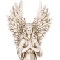Sírdekoráció MagicHome Imádkozó angyal 36 cm, poliresin