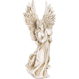MagicHome sírdísz, angyal szívvel, 41 cm - 4 db/csomag