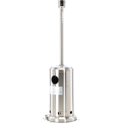 Gázteraszfűtő 13 kW, 221 cm, rozsdamentes acél