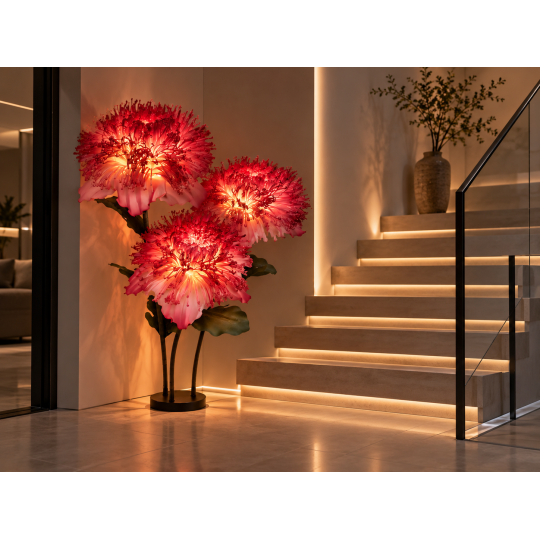 LED virágdísz Lumina Bloom 1,5 m - 3 virág