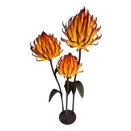 LED virágdísz Articsóka 1,5 m - 3 virág