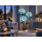 LED virágdísz bazsarózsa 1,5 m - 3 virág