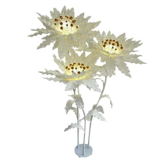 LED virágdísz Csillagvirág 2,1 m - 3 virág