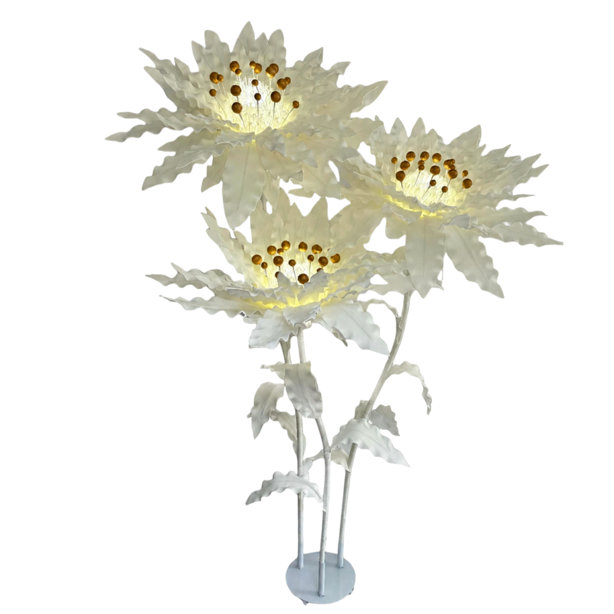 LED virágdísz Csillagvirág 2,1 m - 3 virág
