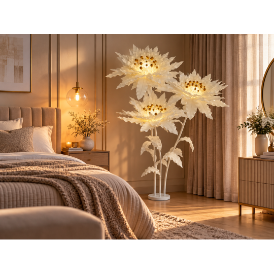 LED virágdísz Csillagvirág 2,1 m - 3 virág