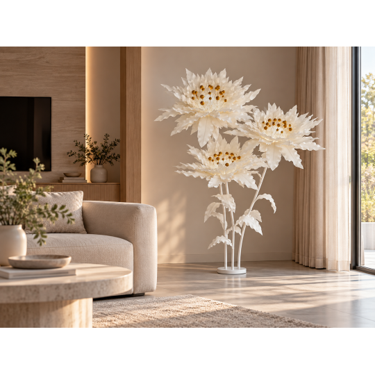 LED virágdísz Csillagvirág 2,1 m - 3 virág