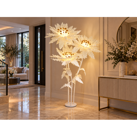 LED virágdísz Csillagvirág 2,1 m - 3 virág