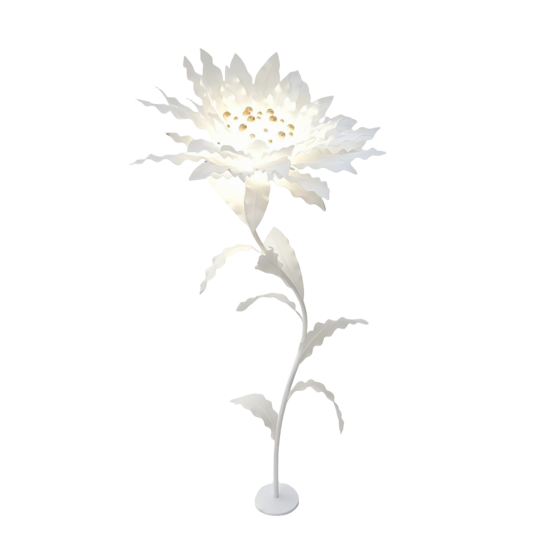 LED virágdísz Csillagvirág 1,5 m, fehér