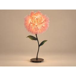 LED virágdekoráció Tűs krizantém 1,5 m