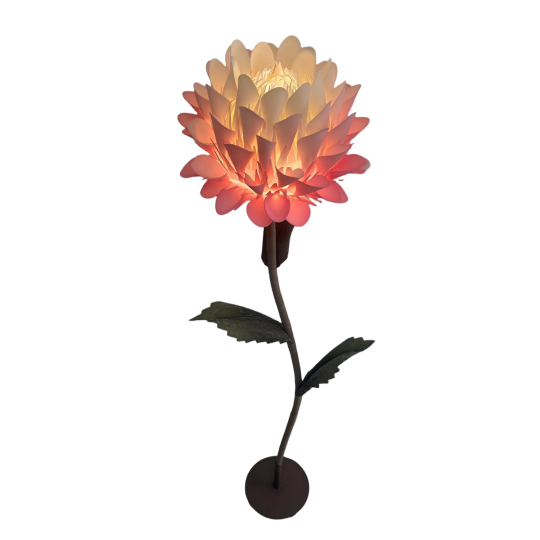 LED virágdekoráció Protea 1,5 m