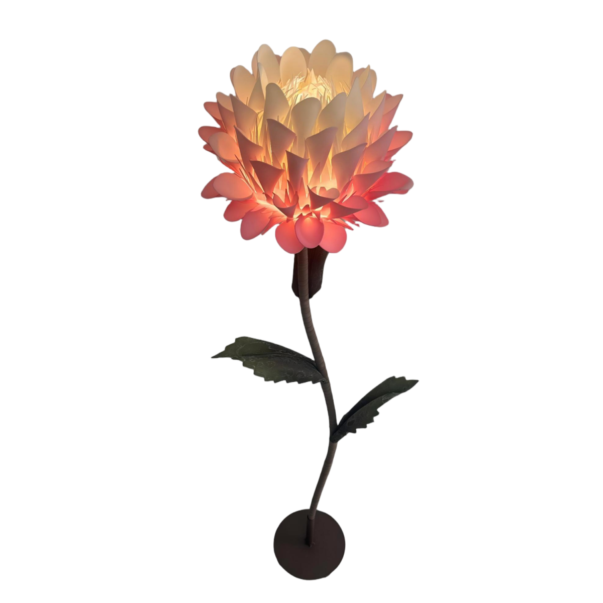 LED virágdekoráció Protea 1,5 m