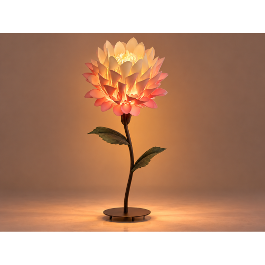 LED virágdekoráció Protea 1,5 m