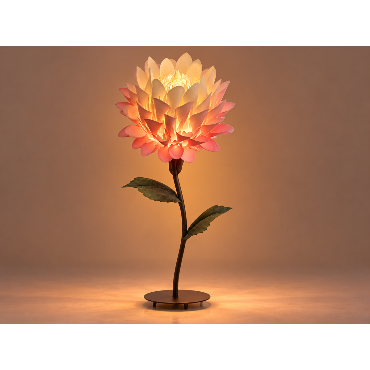 LED virágdekoráció Protea 1,5 m