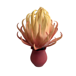 LED dekoráció Aloe vera cserépben 45 × 25 cm