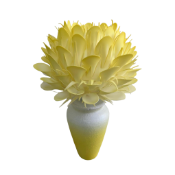 LED virágdekoráció Királyi protea cserépben 45 × 25 cm