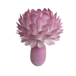 LED virágdísz Királyi protea cserépben 46 × 30 cm