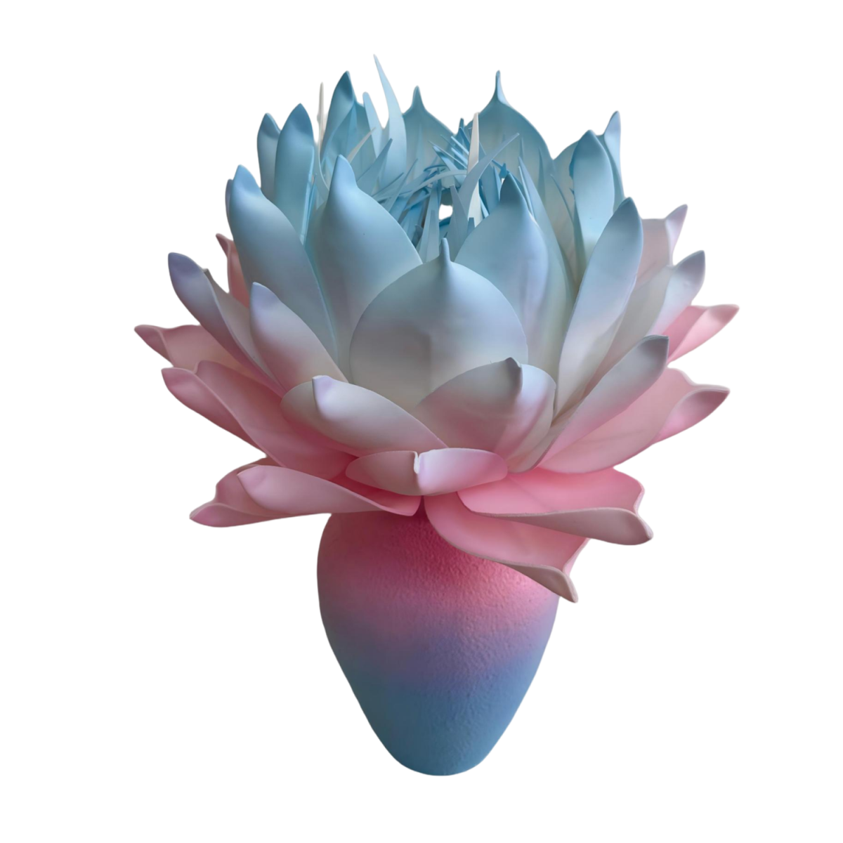 LED virágdísz Magnólia cserépben 55 × 35 cm