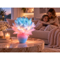LED virágdísz Magnólia cserépben 55 × 35 cm