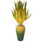 LED dekoráció Aloe vera virágcserépben 80 × 40 cm