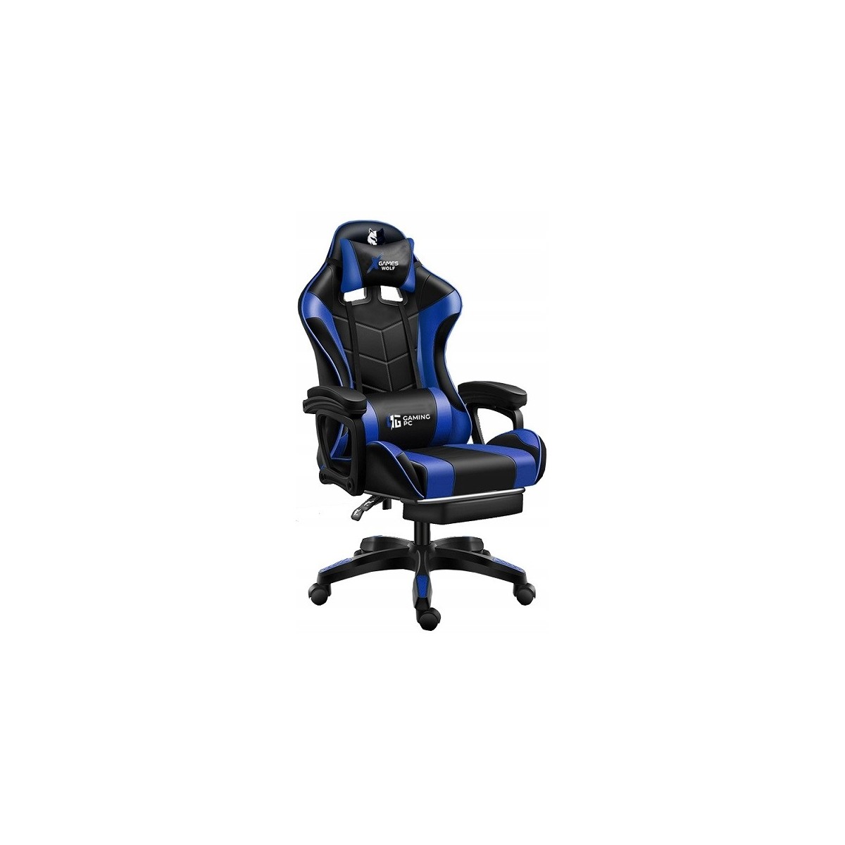 Kék gamer szék PC-hez