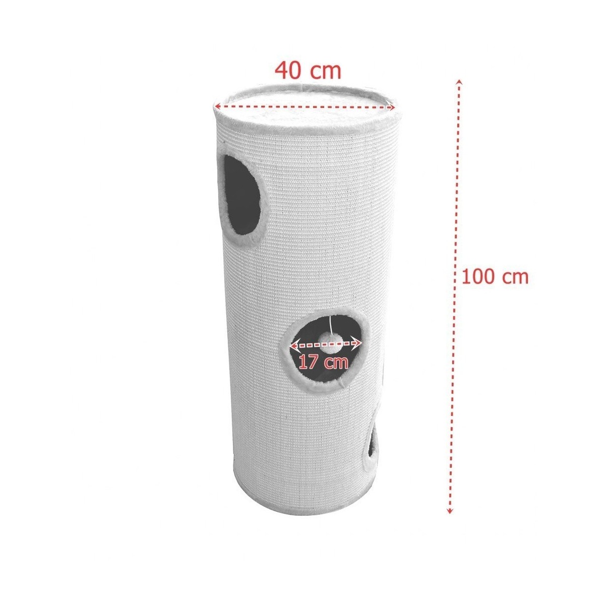 Macskatorony 100 cm barna