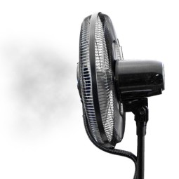 LED ventilátor párásítóval