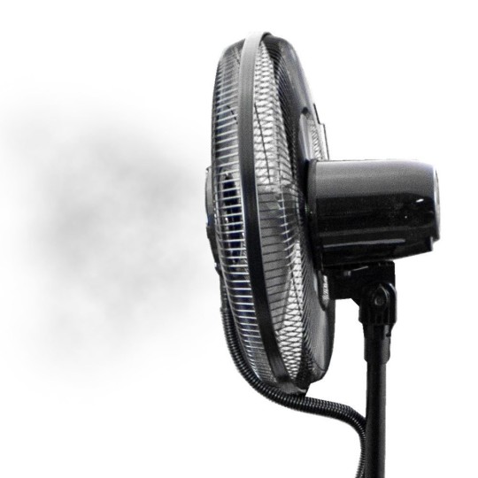 LED ventilátor párásítóval
