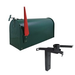 Zöld színű amerikai postaláda