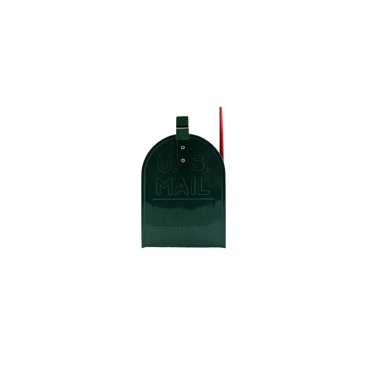 Zöld színű amerikai postaláda