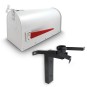 Kiváló minőségű amerikai postaláda szürke színben