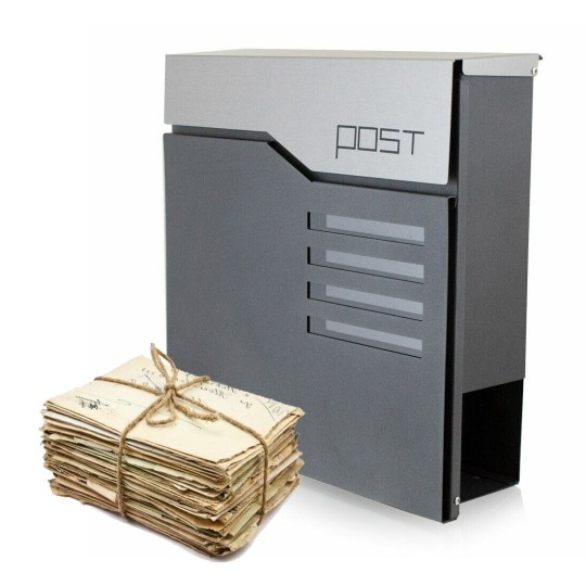 Minőségi postaláda szürke színben