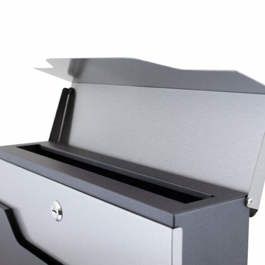 Minőségi postaláda szürke színben