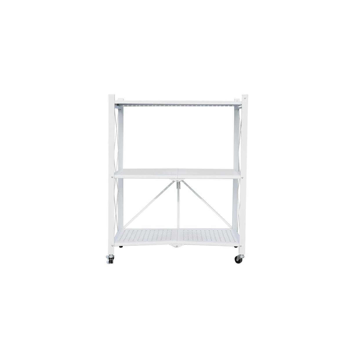 Görgős 3 szintes polc 87x72x34 cm