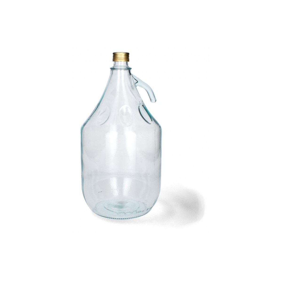 Üveg demizson borhoz 5 l + zárókupak