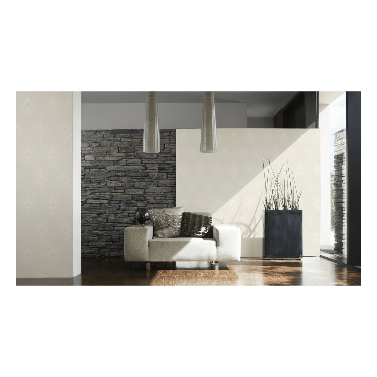 Minőségi zöld színű fali tapéta pávatoll mintával Absolutely Chic 36971-4