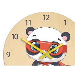 Szép gyerekóra Super Panda mintával