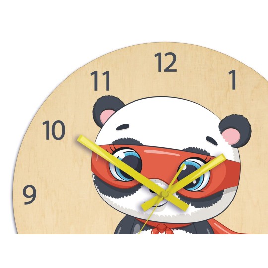Szép gyerekóra Super Panda mintával