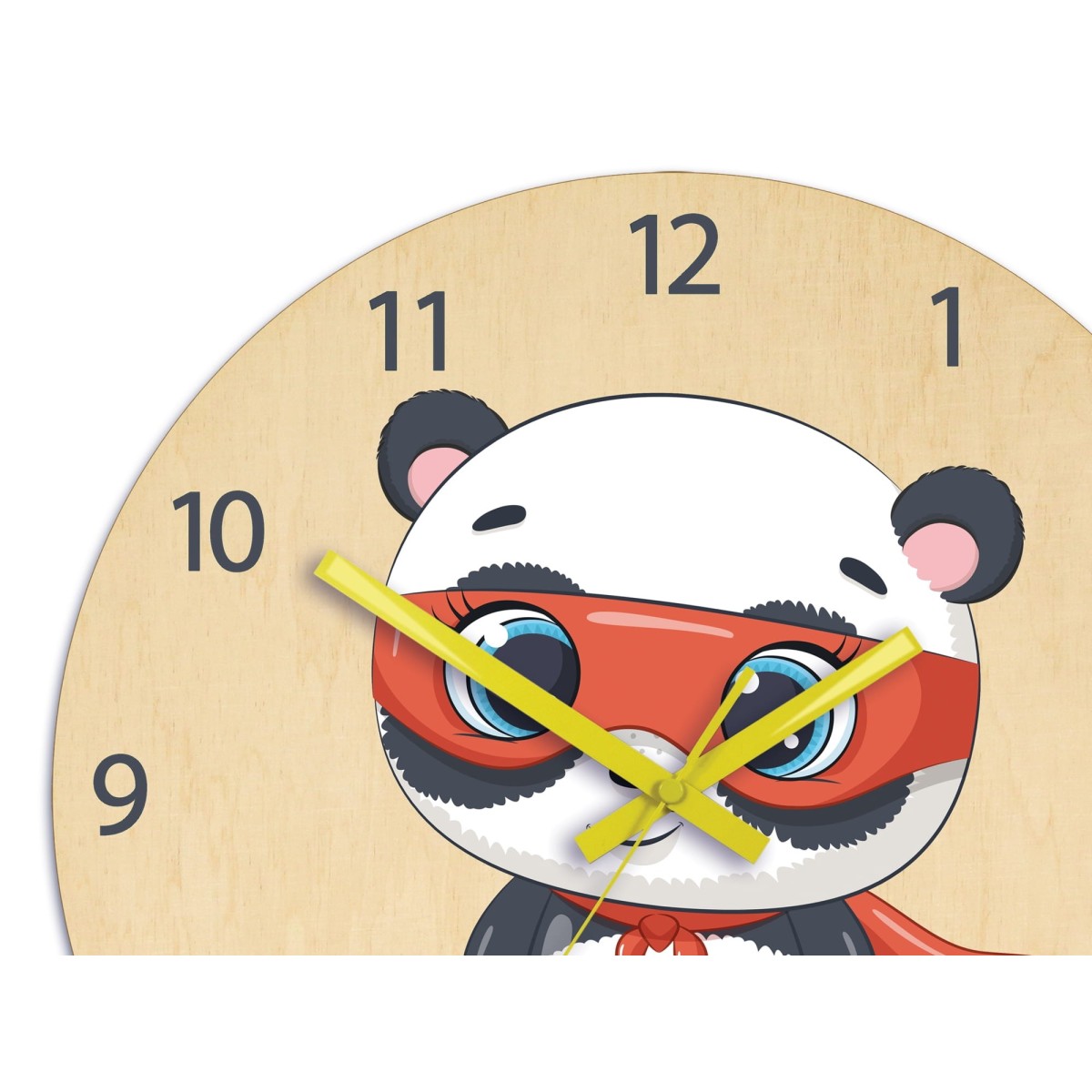 Szép gyerekóra Super Panda mintával
