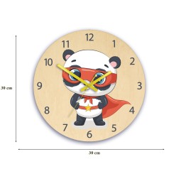 Szép gyerekóra Super Panda mintával
