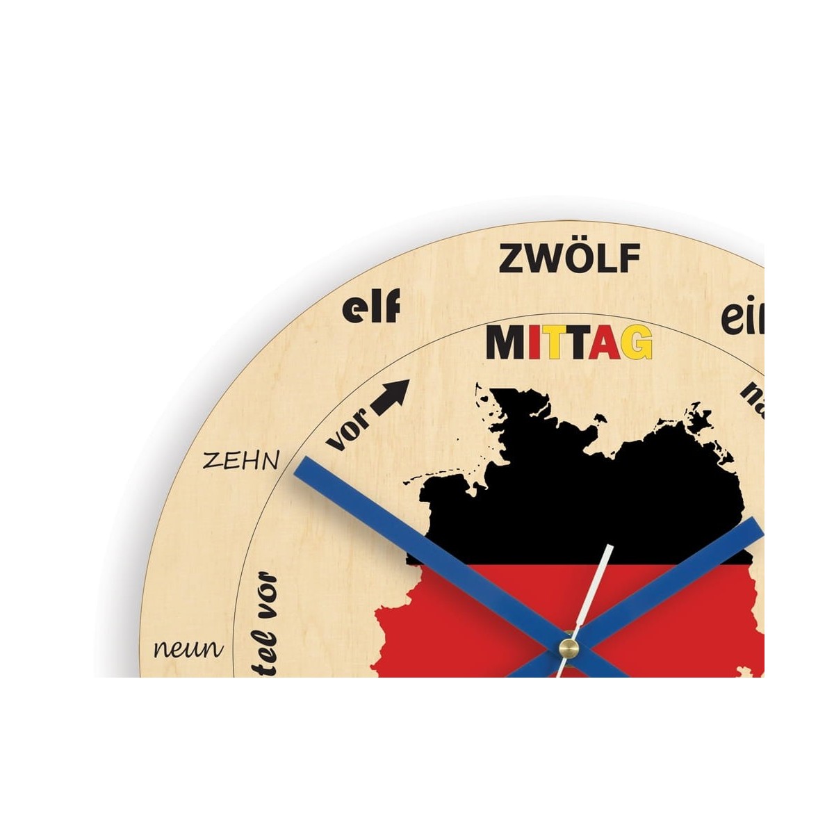 Gyerek falióra német motívummal