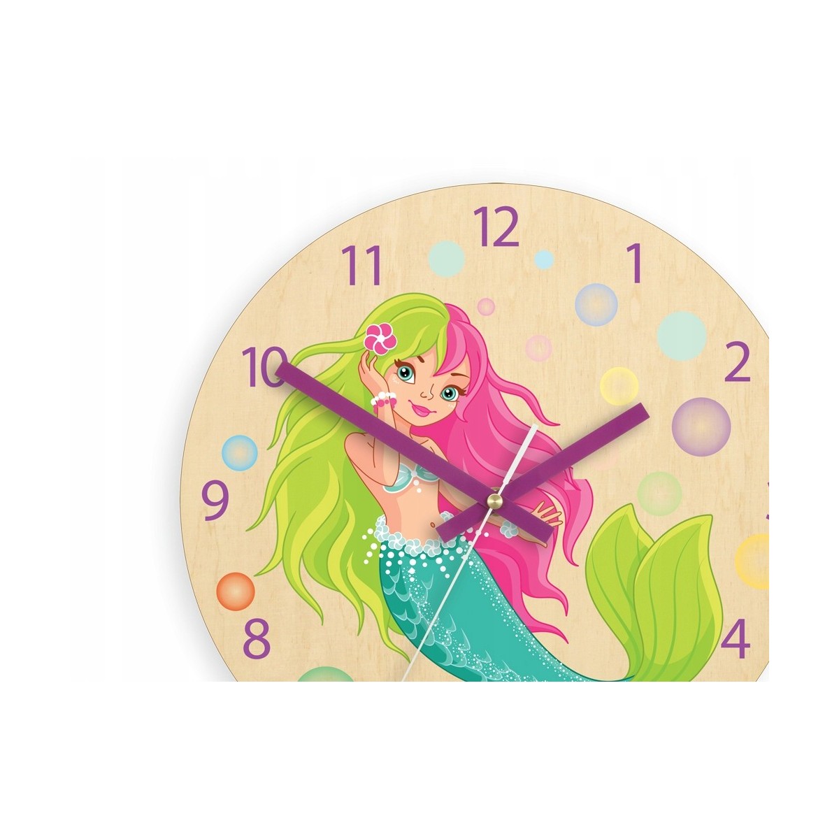 Minőségi, csendes gyerek falióra sellővel