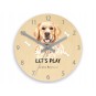 Kiváló minőségű gyermek falióra golden retrieverrel