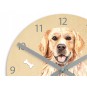 Kiváló minőségű gyermek falióra golden retrieverrel