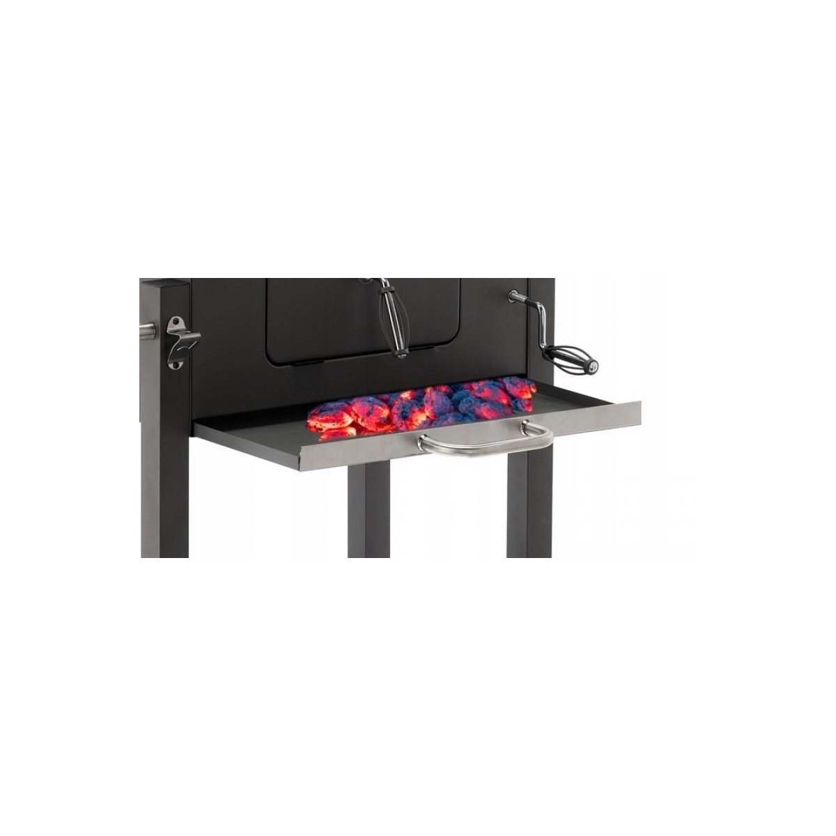 Nagy kerti faszenes BBQ-grill