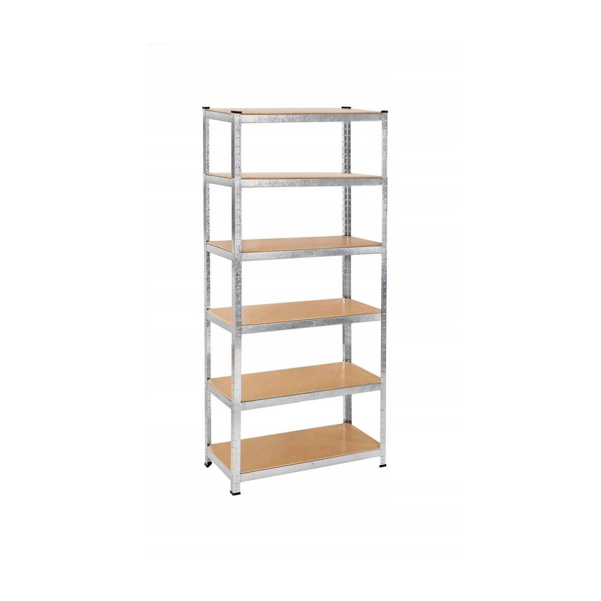 Fém állvány 222x110x50 cm, polconként 185 kg teherbírással
