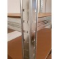Fém sarokállvány 180x90x40 cm, polconként 175 kg teherbírás